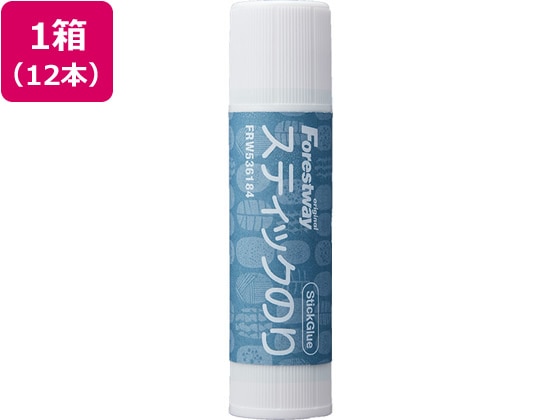 Forestway スティックのり 25g 12本 1箱(ご注文単位1箱)【直送品】