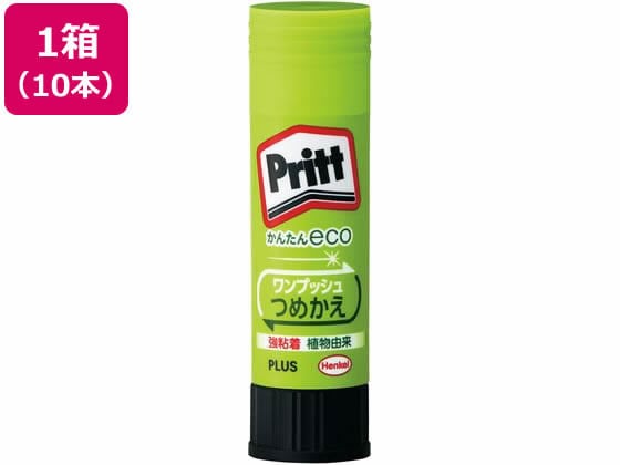 プラス プリット つめかえタイプ ミディアム 本体 約20g 10本 1箱(ご注文単位1箱)【直送品】