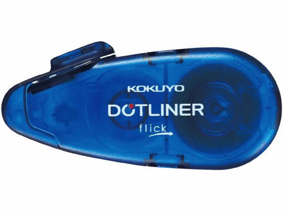 コクヨ テープのり ドットライナーフリック 本体 青 タ-DM4900-06B 1個(ご注文単位1個)【直送品】