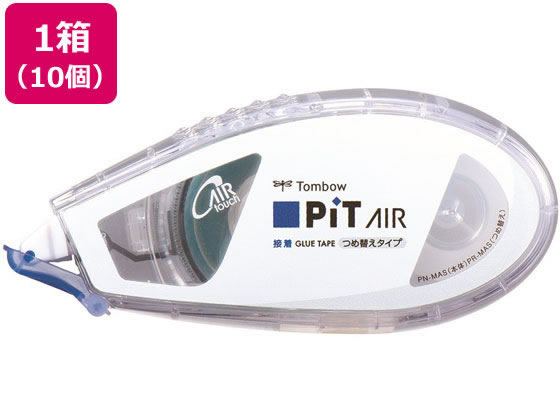 トンボ鉛筆 テープのり ピットエアー 本体 8.4mm×16m 10個 1箱(ご注文単位1箱)【直送品】
