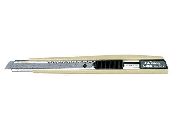 NTカッター カッターナイフ アイボリー A-300 330-11 1本(ご注文単位1本)【直送品】