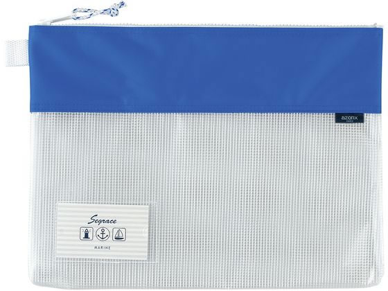 セキセイ セグレス メッシュケース A4タイプ ブルー AZ-2327-10 1個(ご注文単位1個)【直送品】