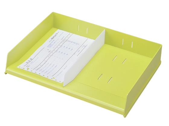 リヒトラブ フリーサイズレタートレー 黄緑 A7312-6 1セット(ご注文単位1セット)【直送品】