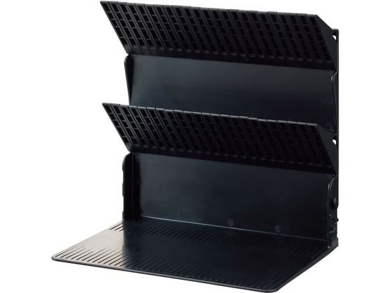 リヒトラブ 1冊でも倒れないブックスタンド A4 ブラック A3577-24 1台(ご注文単位1台)【直送品】