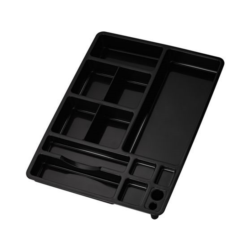 ライオン事務器 デスクイントレー CS-58 ブラック 882-79 1個（ご注文単位1個)【直送品】