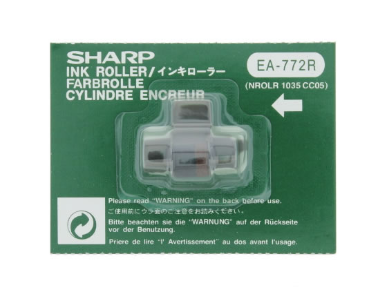 シャープ インキローラー 赤/黒 EA-772R TY-0242 1個(ご注文単位1個)【直送品】