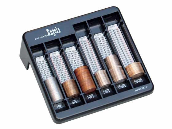 エンゲルス コインカウンター 小 YH-3000黒 1個(ご注文単位1個)【直送品】
