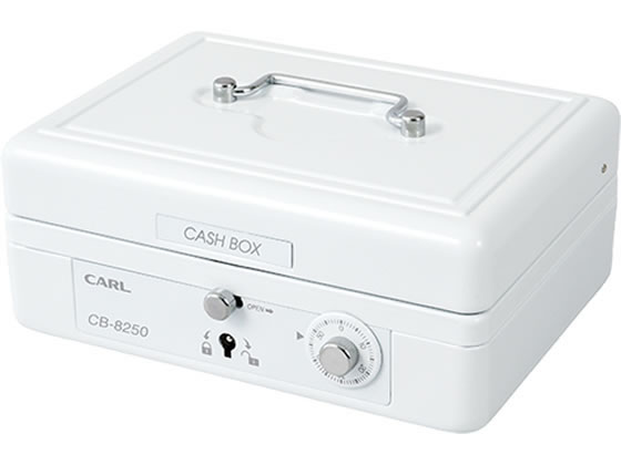 カール事務器 キャッシュボックス A6サイズ ホワイト CB-8250-W 1個(ご注文単位1個)【直送品】