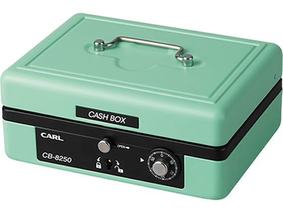 カール事務器 キャッシュボックス A6サイズ ライトグリーン CB-8250-U 1個(ご注文単位1個)【直送品】