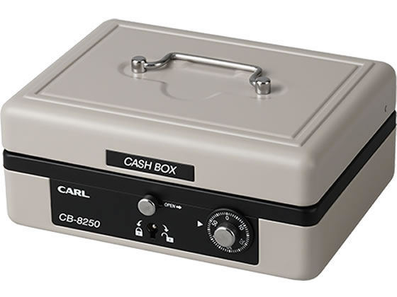 カール事務器 キャッシュボックス A6サイズ グレー CB-8250-D 1個(ご注文単位1個)【直送品】