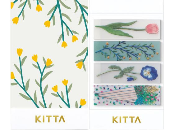 キングジム KITTA クリア(フラワー) 40片 KITT009 1冊(ご注文単位1冊)【直送品】