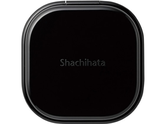 シヤチハタ 速乾シヤチハタ朱肉コンパクトタイプ 40号 黒 MQC-40-1 1個(ご注文単位1個)【直送品】