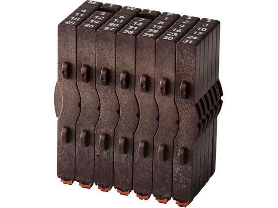 シヤチハタ 連結数字スタンプ 万年カレンダー 英語 GRJ-5ACE 1個(ご注文単位1個)【直送品】