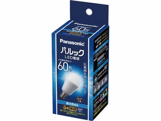 パナソニック LED 小形電球 760lm 昼光色 LDA7DGE17SK6 1個(ご注文単位1個)【直送品】