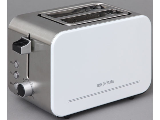 アイリスオーヤマ ポップアップトースター IPT-850-W 1台(ご注文単位1台)【直送品】