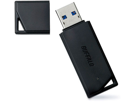 バッファロー USBメモリ バリューモデル 32GB ブラック RUF3-K32GB-BK 1個(ご注文単位1個)【直送品】