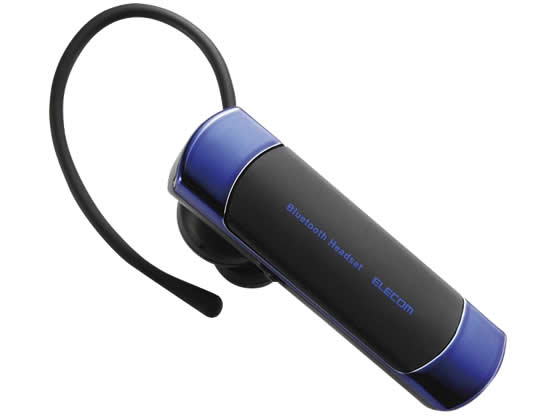 エレコム A2DP対応Bluetoothヘッドセット ブルー LBT-HS20MMPBU 1個(ご注文単位1個)【直送品】