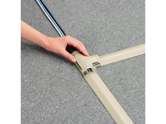 エレコム 床用モール 1m LANケーブル3本用 LD-GA1307 1個（ご注文単位1個)【直送品】