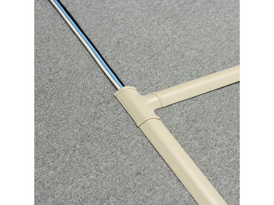 エレコム 床用モール 1m LANケーブル3本用 LD-GA1307 1個（ご注文単位1個)【直送品】