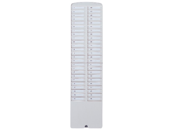 アマノ カードラック50人用 50S-W 1本(ご注文単位1本)【直送品】