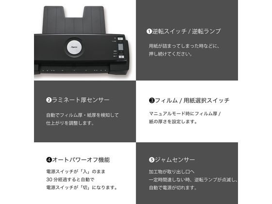 アスカ ラミネーター A3サイズ 6本ローラー L620A3 1台（ご注文単位1台)【直送品】
