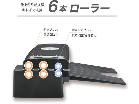 アスカ ラミネーター A3サイズ 6本ローラー L620A3 1台（ご注文単位1台)【直送品】