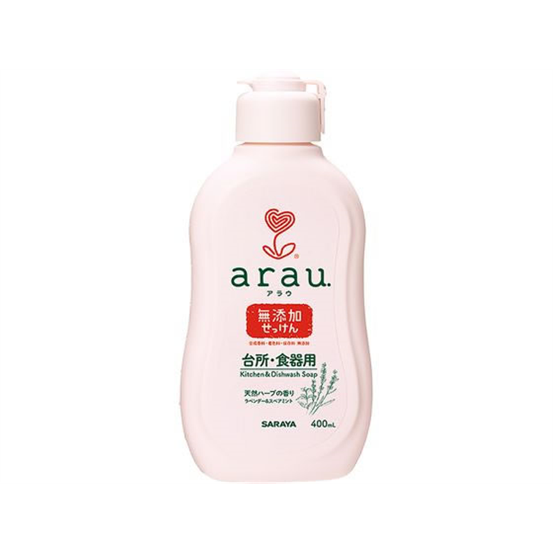 サラヤ アラウ 台所用せっけん 400ml 1本（ご注文単位1本)【直送品】