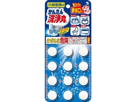 小林製薬 かんたん洗浄丸 12錠 1パック(ご注文単位1パック)【直送品】