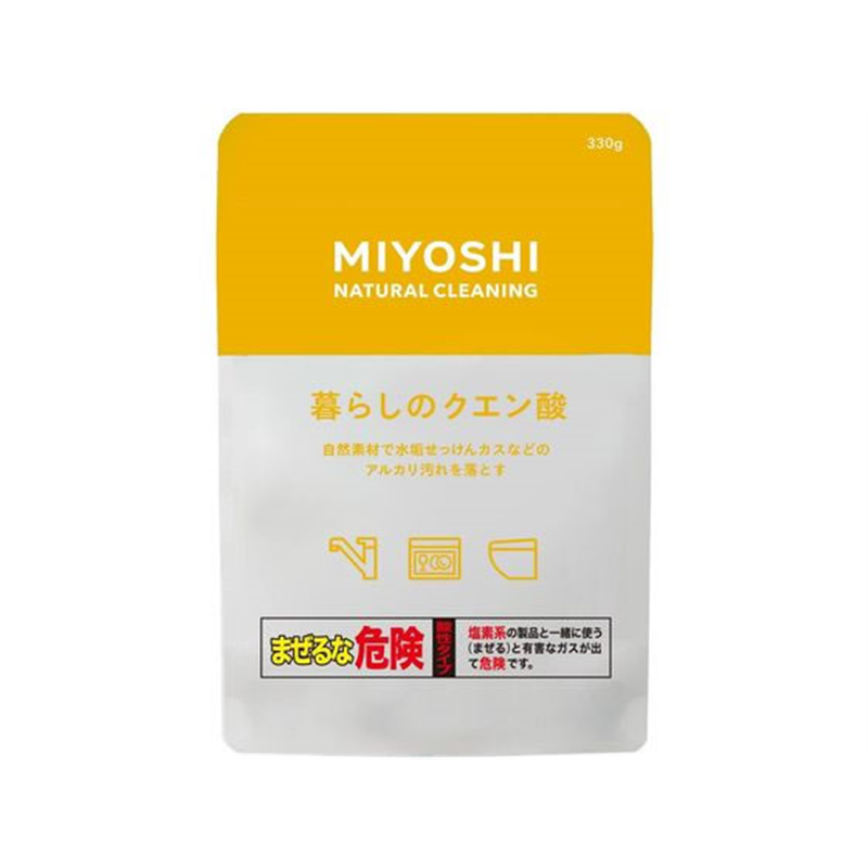 ミヨシ石鹸 暮らしのクエン酸 330g 1個（ご注文単位1個)【直送品】