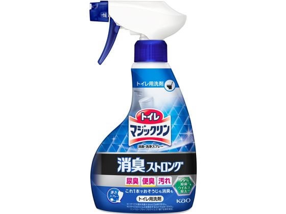 KAO トイレマジックリンスプレー 消臭ストロング 本体 400ml 1本(ご注文単位1本)【直送品】