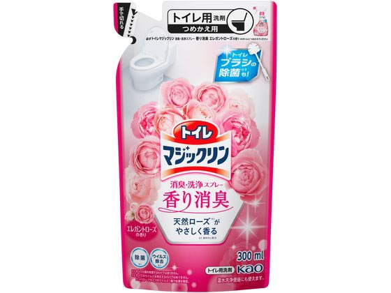 KAO トイレマジックリン消臭洗浄スプレー 香り消臭 詰替 300ml 1個(ご注文単位1個)【直送品】
