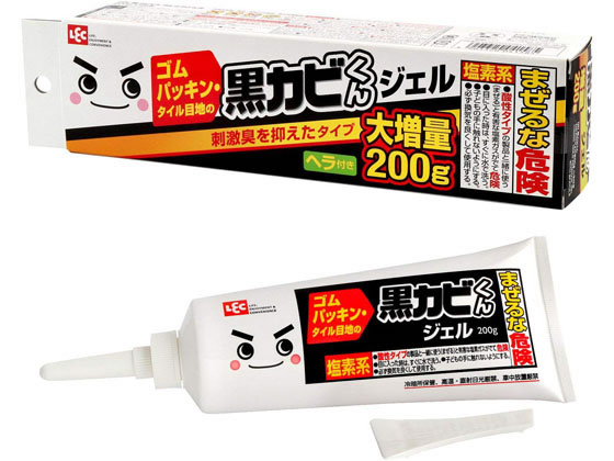 レック 激落ちくん 黒カビくん カビとり ジェル 200g ヘラ付 1個(ご注文単位1個)【直送品】