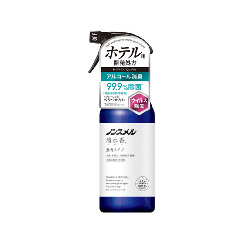 白元アース ノンスメル 清水香 無香 本体 400ml 1個（ご注文単位1個)【直送品】