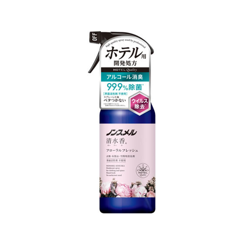 白元アース ノンスメル 清水香 フローラルフレッシュ 本体 400ml 1個（ご注文単位1個)【直送品】