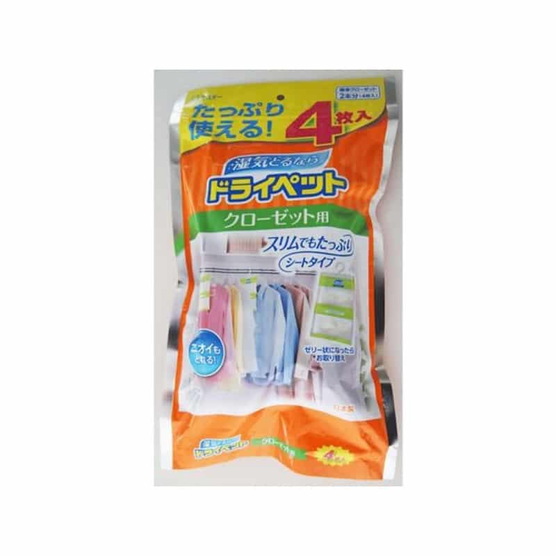 エステー ドライペット クローゼット用 4枚 1個（ご注文単位1個)【直送品】
