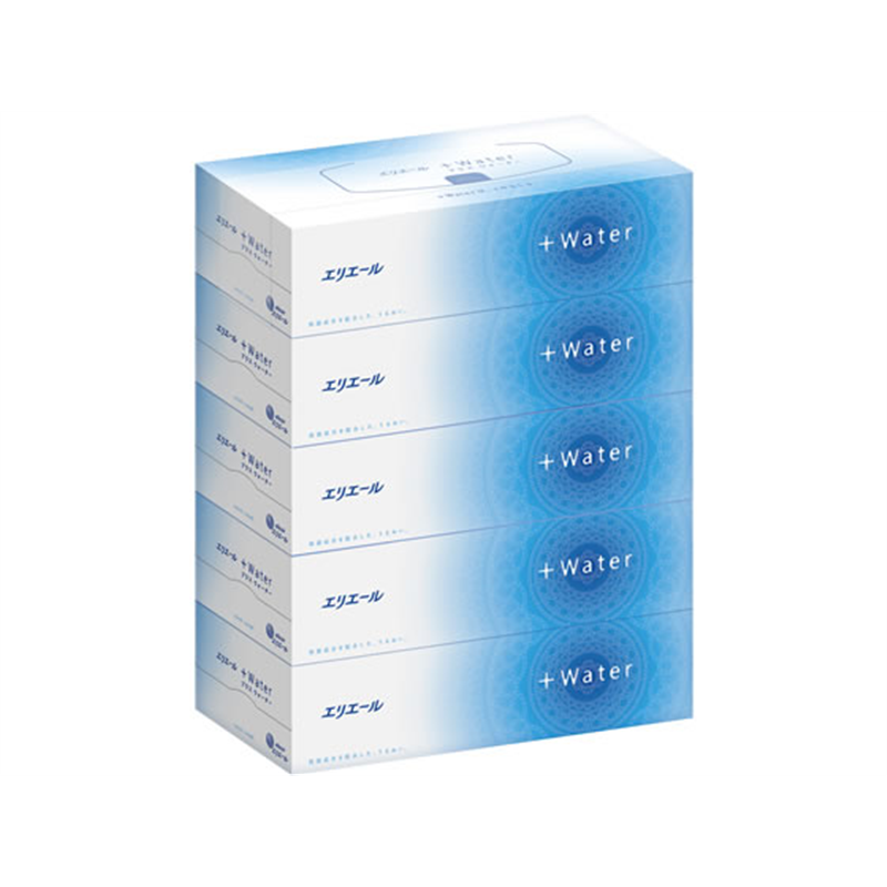 大王製紙 エリエール +Water 180組5個 1パック（ご注文単位1パック)【直送品】