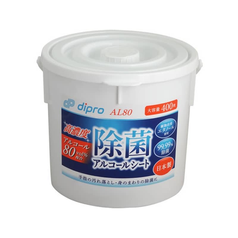 ディプロ 除菌アルコールシート高濃度 AL80 本体 1個（ご注文単位1個)【直送品】