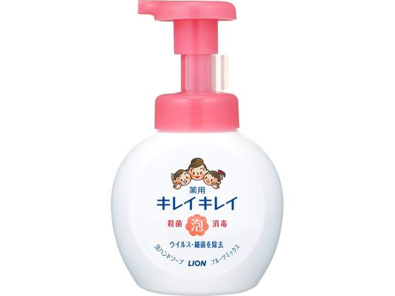 LION キレイキレイ薬用泡ハンドソープ フルーツミックス ポンプ 250ml 1本(ご注文単位1本)【直送品】