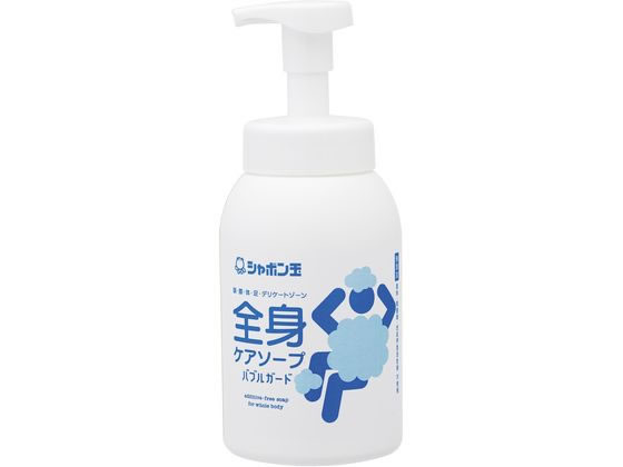 シャボン玉販売 全身ケアソープバブルガード 本体 570ml 1本(ご注文単位1本)【直送品】