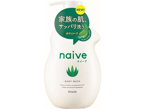 クラシエ ナイーブ ボディーソープ アロエエキス配合 ジャンボ 530ml 1本(ご注文単位1本)【直送品】