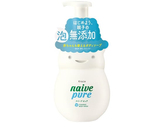 クラシエ ナイーブピュア 泡ボディソープ ジャンボ 本体 550ml 1本(ご注文単位1本)【直送品】