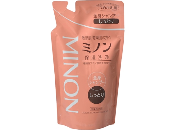 第一三共 ミノン 全身シャンプー しっとりタイプ 詰替380ml 1個(ご注文単位1個)【直送品】