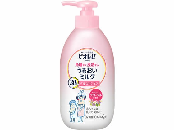 KAO ビオレu 角層まで浸透する うるおいミルク フローラル300ml 1本(ご注文単位1本)【直送品】