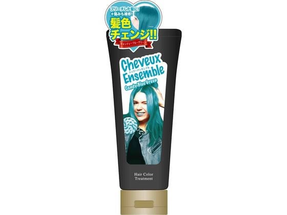 ダイムヘルスケア シュヴーアンサンブル ヘアカラー トリートメント ブルーグリーン 1個（ご注文単位1個)【直送品】