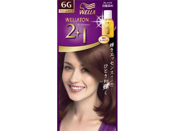ウエラジャパン ウエラトーン2+1 クリームタイプ 6G ウォームブラウン 1個(ご注文単位1個)【直送品】