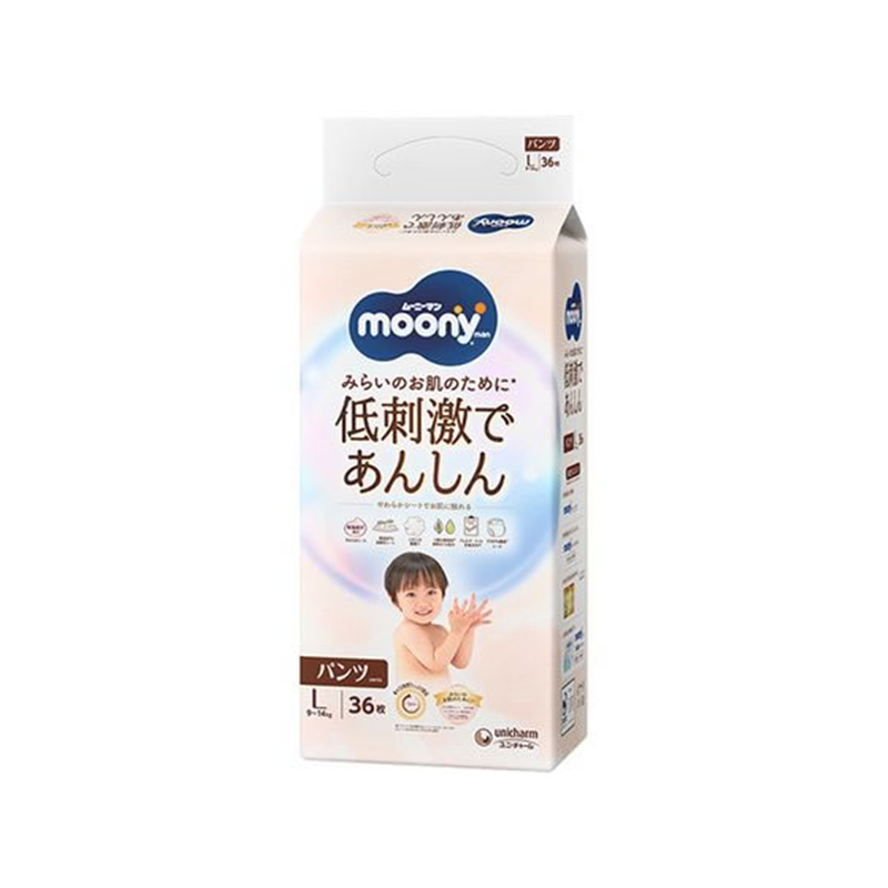 ユニ・チャーム ムーニーマンナチュラル L36枚 1個（ご注文単位1個)【直送品】