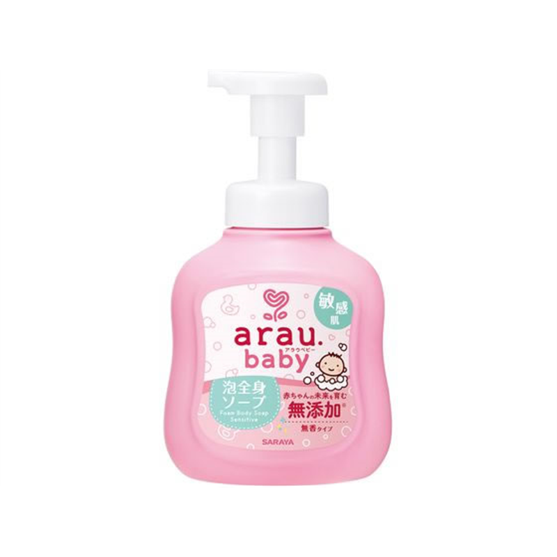 サラヤ アラウ.ベビー泡全身ソープ 敏感肌 450ml 1個（ご注文単位1個)【直送品】