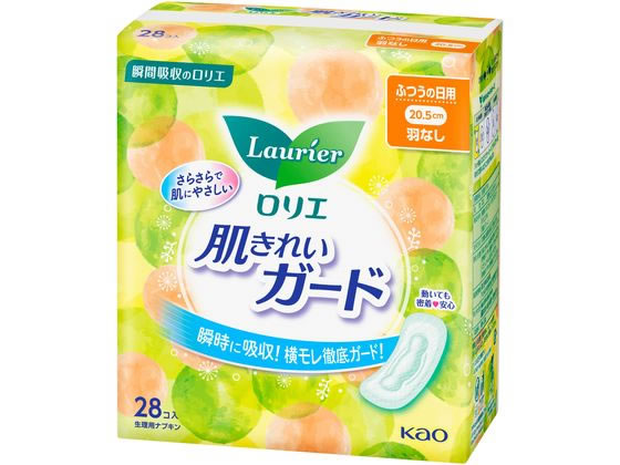 KAO ロリエ 肌きれいガード 昼用 羽なし 28コ 1パック(ご注文単位1パック)【直送品】