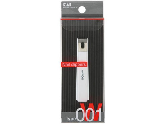 >貝印 Nailclippers TypeW001(ホワイト) KE0108 1個(ご注文単位1個)【直送品】