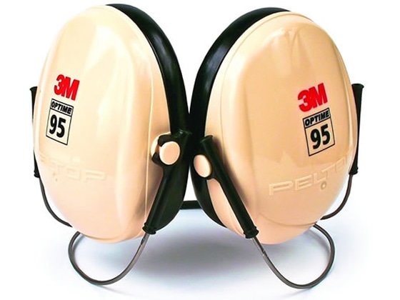 3M 防音 イヤーマフ PELTOR ネックバンド式 H6B V 1個(ご注文単位1個)【直送品】